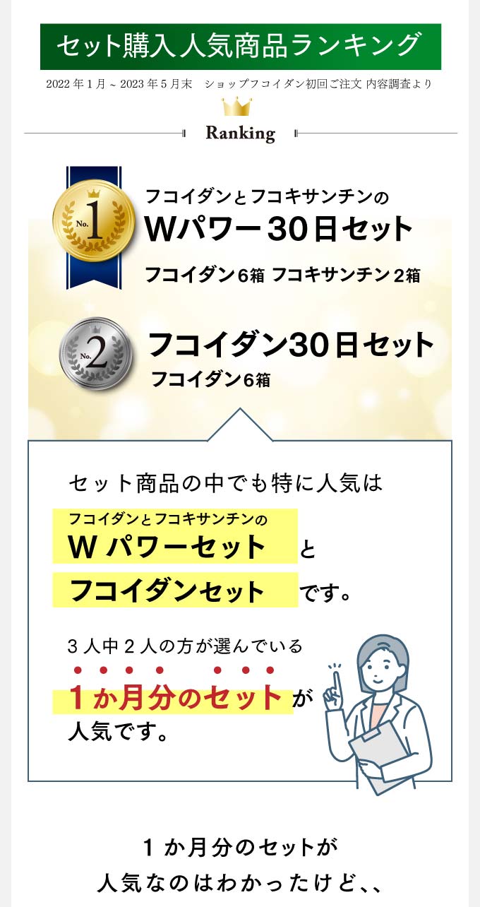 価格期間③１か月分のセットが人気